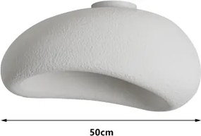 BRILAGI - Lampă de tavan WABI SABI 1xE27/60W/230V Ø 50 cm albă