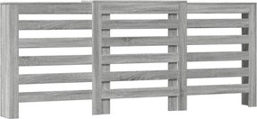 vidaXL Mască pentru calorifer sonoma gri 205x21,5x83,5 cm lemn