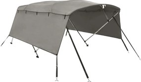 vidaXL Parasolar Bimini 4 arcuri pereți laterali, 243x(185-198)x137 cm