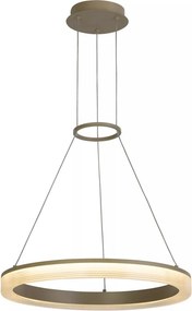 Lustra LED inelara din metal sand, diametru 45cm, Lumen Rings