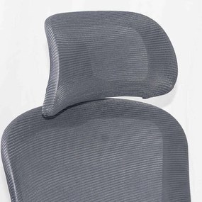 Scaun ergonomic OFF 430 gri, suport picioare și rabatare 135°