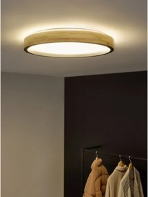 Osram -LED Plafonieră LED dimabilă MARIANO LED/36W/230V Ø 51 cm stejar/negru