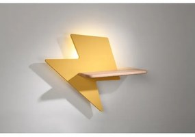 Lampă LED de perete cu raft, pentru copii LIGHTNING LED/4W/230V