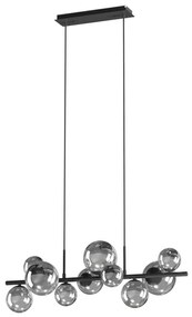 Lustră pe cablu ONLI PALOMA 10xG9/10W/230V negru/fumuriu