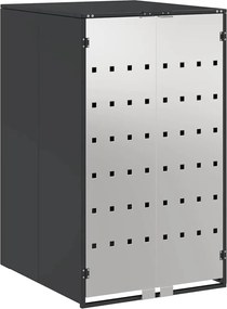 vidaXL Depozit pentru coșuri cu capac cu mecanism pe gaz pentru coș de 240L