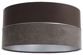 Lustră pe cablu TWIST 1xE27/60W/230V maro/argintiu