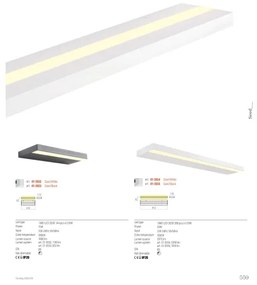 Aplică LED Redo 01-3555 SEED LED/30W/230V negru