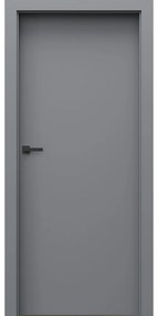 Usa de interior PORTA UNI COLOR MODERN cu toc reglabil - Model 1.1 Gri Platinum Mat, 140-180 mm - 100% Rezistent la Apa