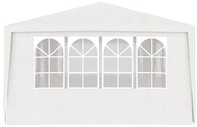 Cort de petrecere profesional cu pereti alb 4 x 6 m 90 g/m²
