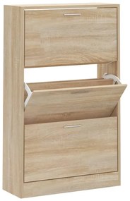 Pantofar, stejar sonoma, 63x24x103 cm, lemn prelucrat