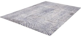 Covor albastru deschis din lână 200x300 cm Strokes – Agnella
