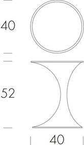 Masuta Auxiliara Design LUX, Andorra Ceramic