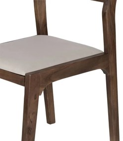 Scaun de sufragerie Eglo 424961 CALAMBA 84x55 cm maro/crem