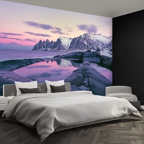 Fototapet iarna Fjord