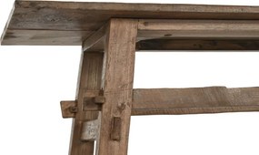 Consolă din lemn de teak reciclat, 140×40×75 cm, „Idomi"