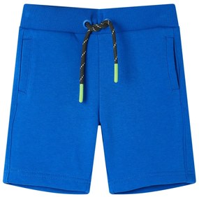 Pantaloni pentru copii cu șnur, albastru, 92