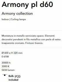 Lustra LED design elegant Armony pl d60