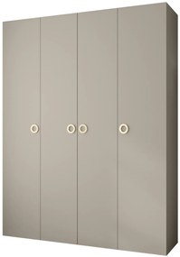 Dulap de haine 190 cm Carmela 50-1 (Cașmir + Auriu). 1126716