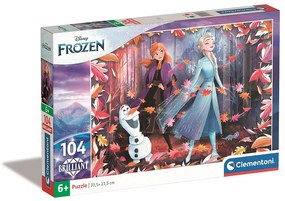 Disney Regatul de gheață Autumn Puzzle Brilliant 104 de piese Clementoni
