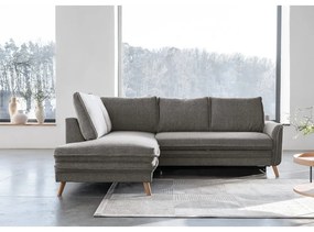 Colțar gri extensibil (cu colț pe partea stângă ) Charming Charlie – Miuform