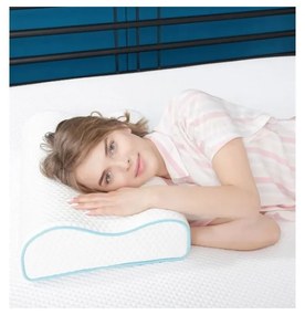 Pernă anatomică cu umplutură de spumă cu memorie 42x61,5 cm – Mila Home