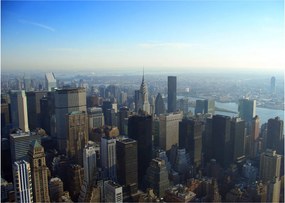 Tablou pe sticlă - Manhattan de zi (70x50 cm)