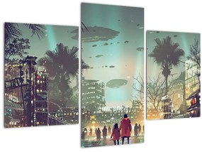 Tablou - Oraș în viitor (90x60 cm)