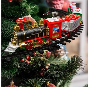 Decorațiune LED de Crăciun 10xLED/4xAA tren