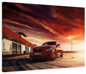 Tablou Canvas Red BMW 120x80 cm