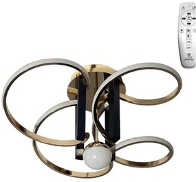 Lustră LED dimabilă aplicată LED/80W/230V 3000-6500K + telecomandă