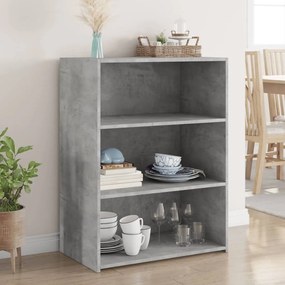 vidaXL Servantă, gri beton, 70x41x93 cm, lemn prelucrat