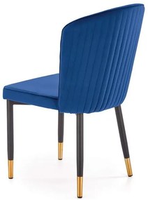 Scaun K446 Velvet Bleumarin – l51 x A55 x h86 cm