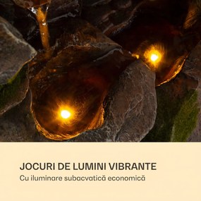 Blumfeldt Fântână solară Mystic Tree cu iluminare LED, poliresină