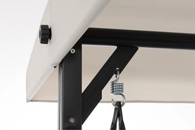 Balansoar de grădină gri antracit/bej din metal Taurus – Bizzotto