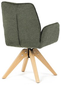 Scaun de sufragerie DCH-C2148 GRN2 cu materialimpermeabil
