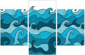 Tablou - Marea, abstracție (90x60 cm)