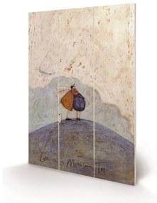 Sam Toft - Love on a Mountain Top Pictură pe lemn, (20 x 29.5 cm)