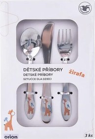 Orion Set de tacâmuri din inox pentru copii GIRAFĂ