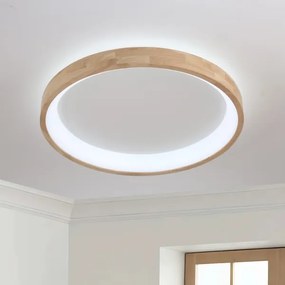 Brilagi-LED Plafonieră LED FALCON WOOD, 60W, 230V, 3000/4000/6000K, 80 cm, lemn