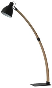 Lampă de podea 1xE27/60W/230V frasin/negru