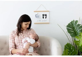 Tablou cu fotografie si amprente ale bebelusului - Pearhead