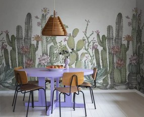Fototapet, Playfull Cactus, Ivory, Rebel Walls