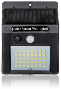 Lampă solară cu LED-uri Happy Green Solar 9,6 x 12,5 x 4,9 cm, negru