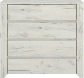 Comoda ANGEL TIP 43, alb, PAL melaminat, 84x40x77 cm