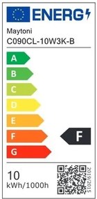 Spot LED aplicat cu protectie IP44 Hydra D-10,5cm alb