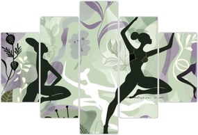 Tablou - Ilustrație de dansatori (150x105 cm)
