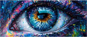 Tablou - Pictura ochilor (120x50 cm)