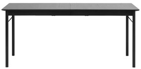 Masă de dining neagră 95x180 cm Savona – Unique Furniture