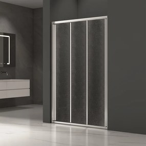 Usa de nisa culisanta Inter Ceramic 110 cm sticla mata opaca 4 mm profil crom lucios