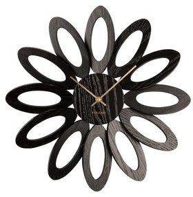 Ceas de perete Karlsson 5891BK de design,  40 cm